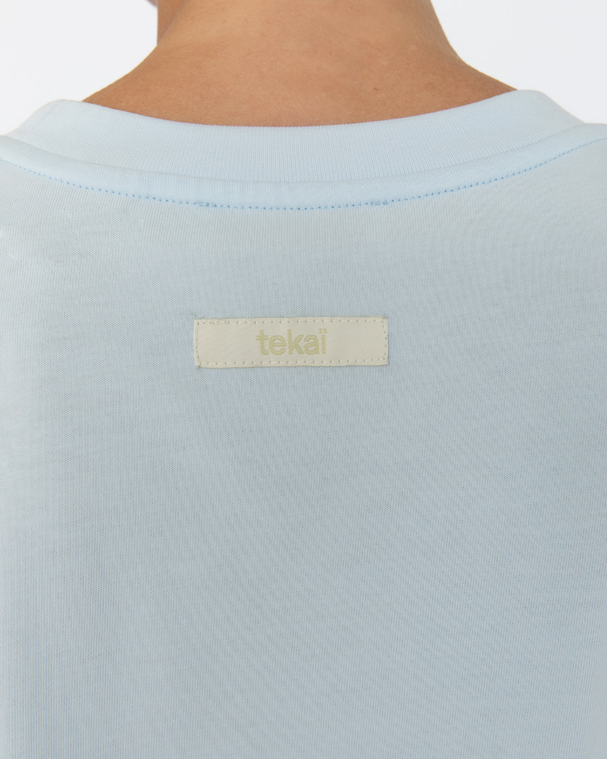 AVALON TEE - SKY BLUE & CHOCOLATE