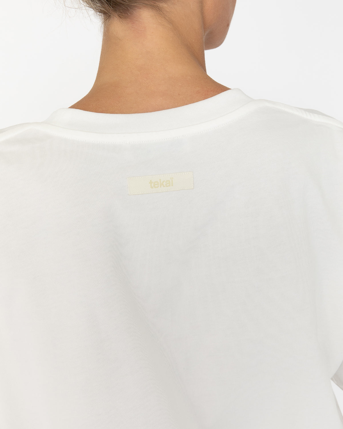 AVALON TEE - WHITE & YELLOW